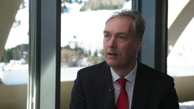 Burkhard Dahmen und Andrew Wilson im Interview beim WEF Davos.
