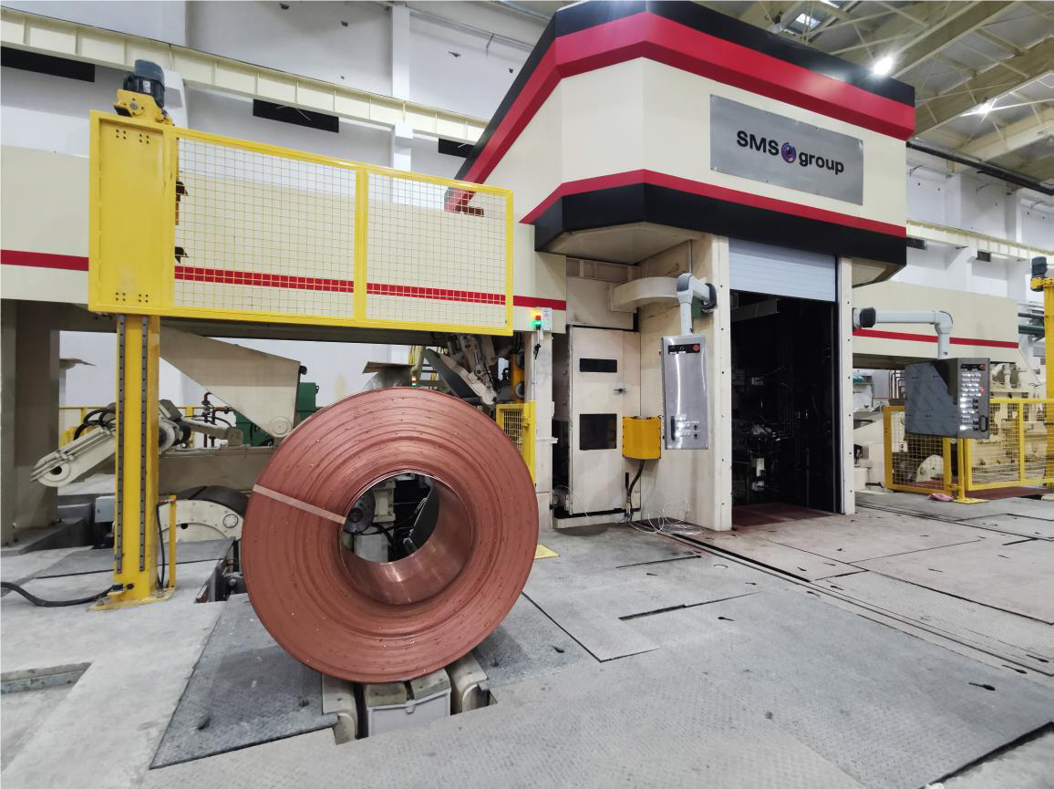 SMS group: neue Kupfer-Kaltwalzanlage SMS group: neue Kupfer-Kaltwalzanlage