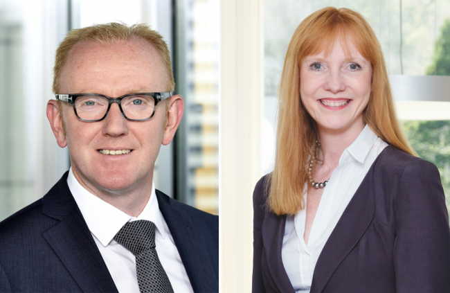 Michael Finger und Andrea Bauer.