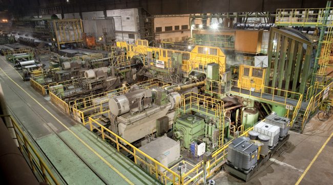 Haspelanlagen an der Warmbandstraße bei Salzgitter Flachstahl