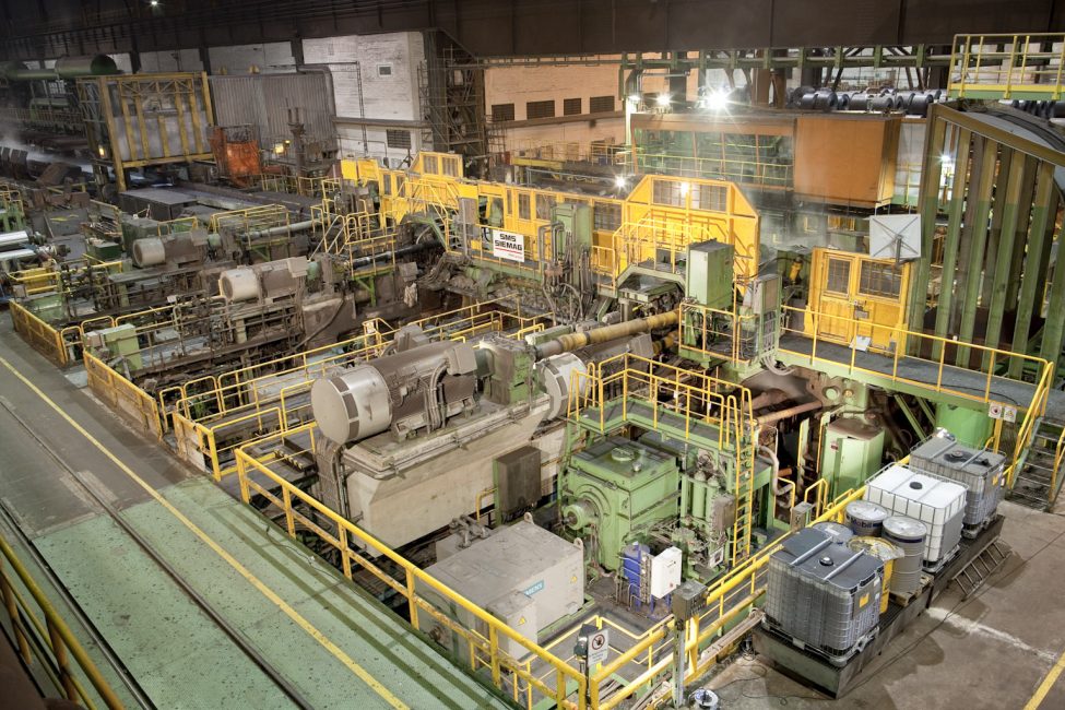 Haspelanlagen an der Warmbandstraße bei Salzgitter Flachstahl