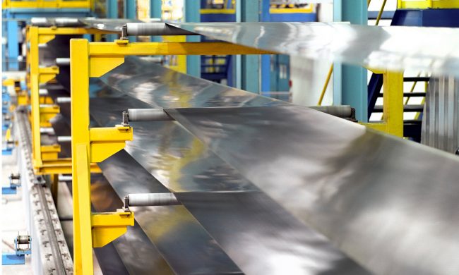 Glüh- und Beschichtungslinie für nicht kornorientiertes Elektroband