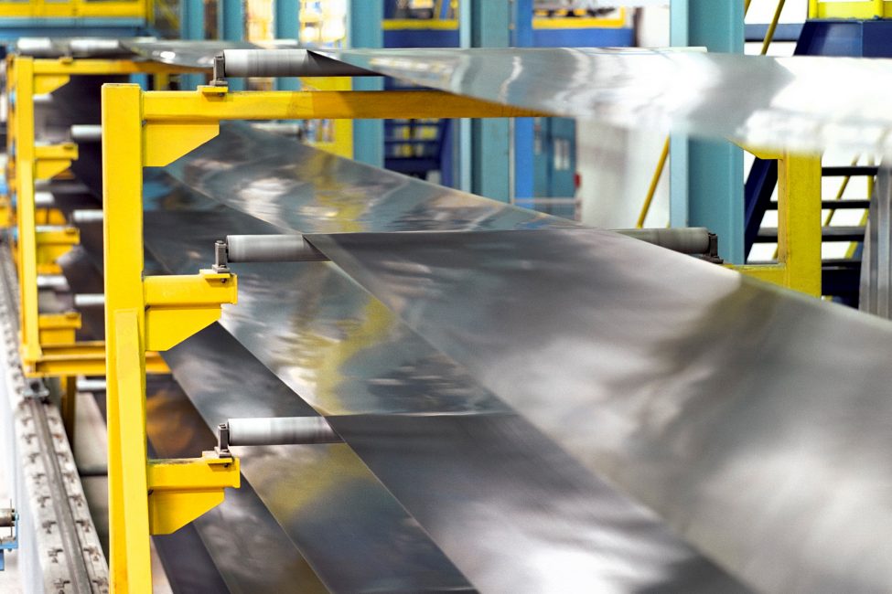 Glüh- und Beschichtungslinie für nicht kornorientiertes Elektroband