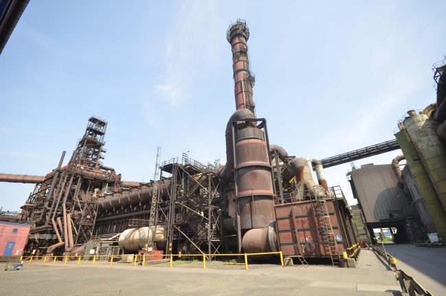 Reduktionsanlage bei Arcelor-Mittal in Hamburg