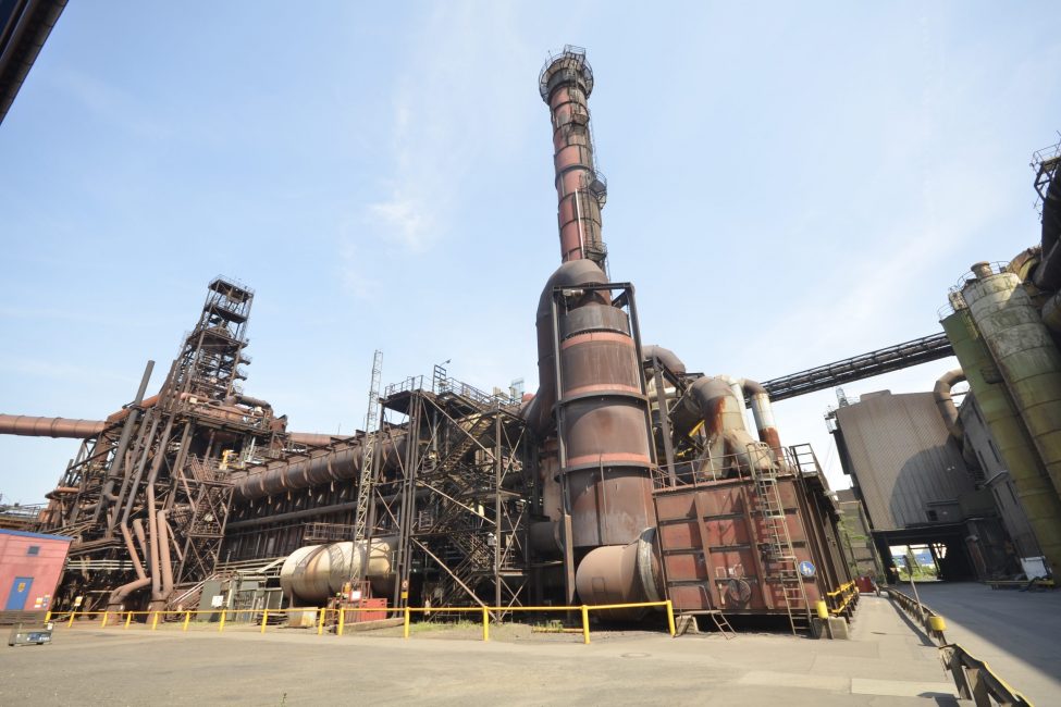 Reduktionsanlage bei Arcelor-Mittal in Hamburg