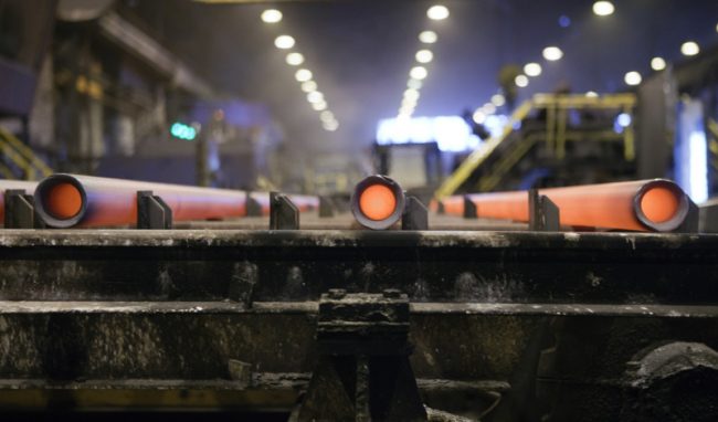 Produzierte Röhren bei Ovako