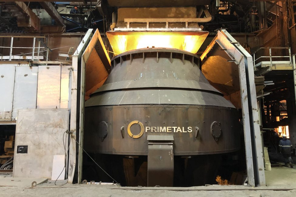 Von Primetals Technologies modernisierter LD-(BOF-)Konverter
