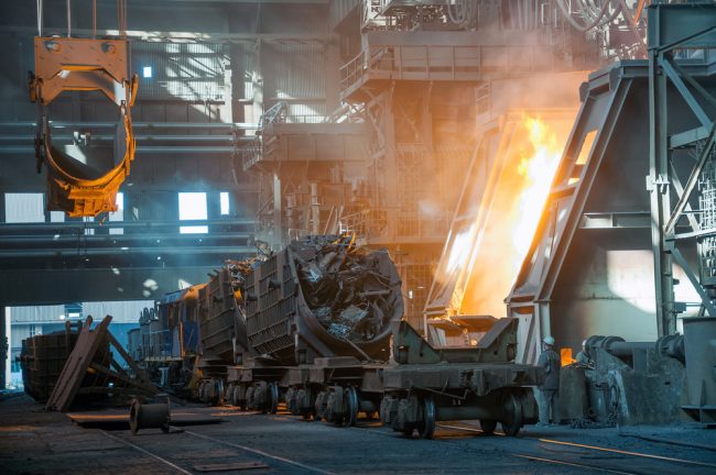 Industrierohstoffe in Form von Metallschrott