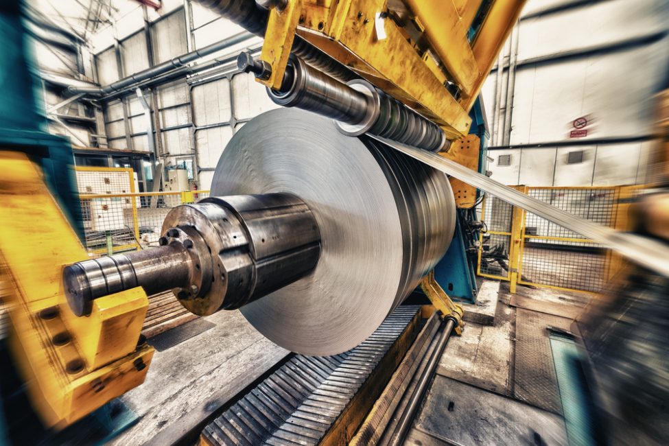 Produktion eines Stahlproduktes