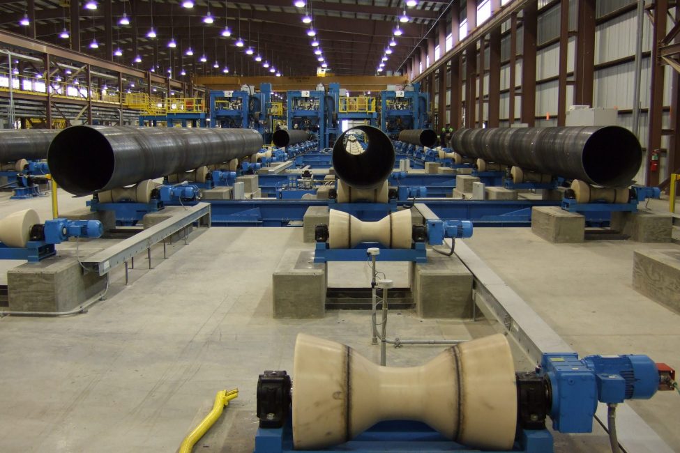 Spiralrohrwerk der Stupp Corporation