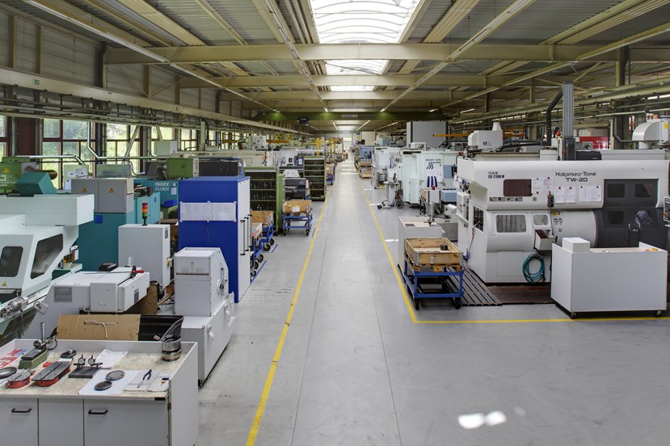 Fertigungshalle bei Roland Erdrich