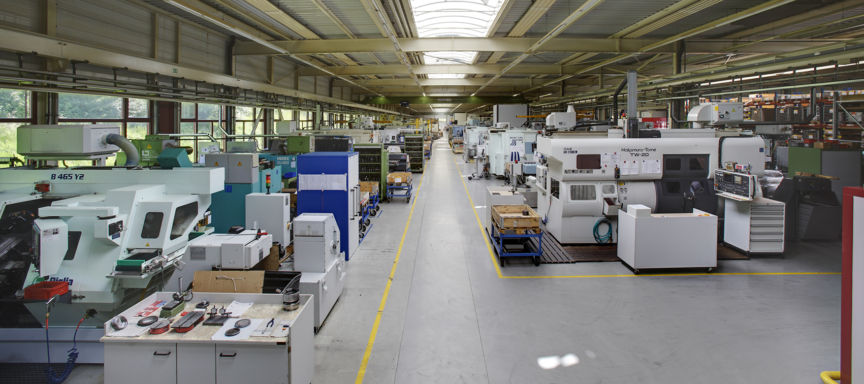 Fertigungshalle bei Roland Erdrich