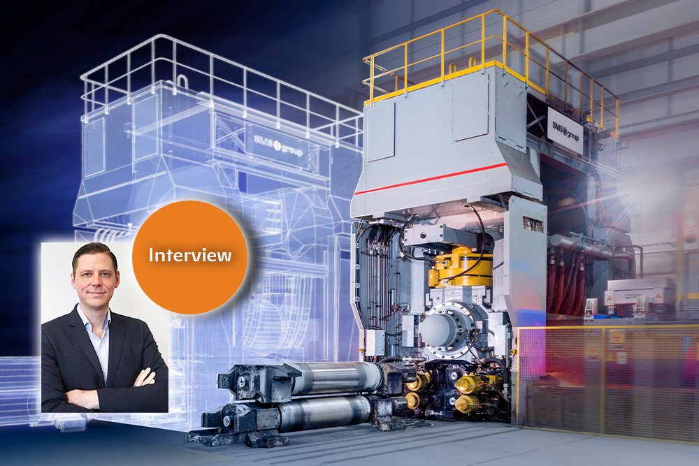 Industrie-4-0-Stahlindustrie-SMS-digital-Steenken Interview-Banner mit Bernhard Steenken von SMS digital