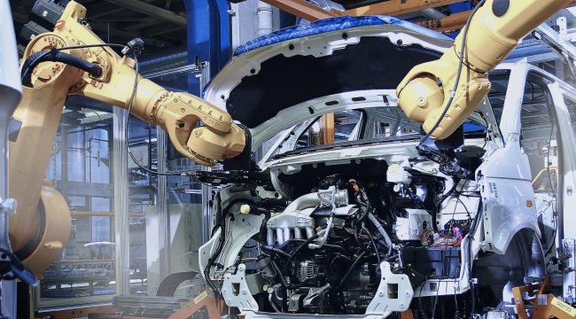 Automobile Anlage bei Thyssenkrupp