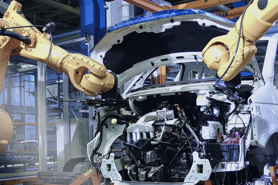 Automobile Anlage bei Thyssenkrupp