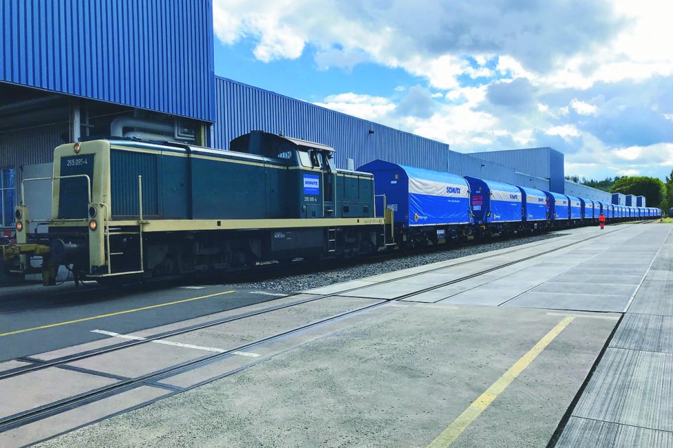 Schütz reduziert den LKW-Einsatz, Bildquelle: Schütz