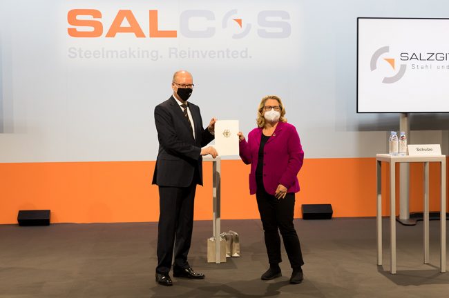 Svenja Schulze zu Besuch bei Salzgitter