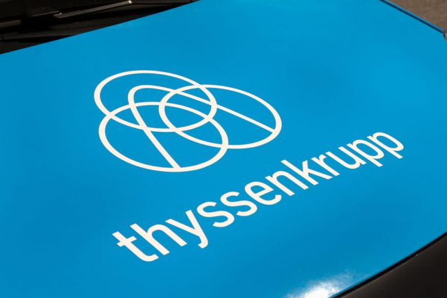 Logo des Thyssenkrupp-Konzerns