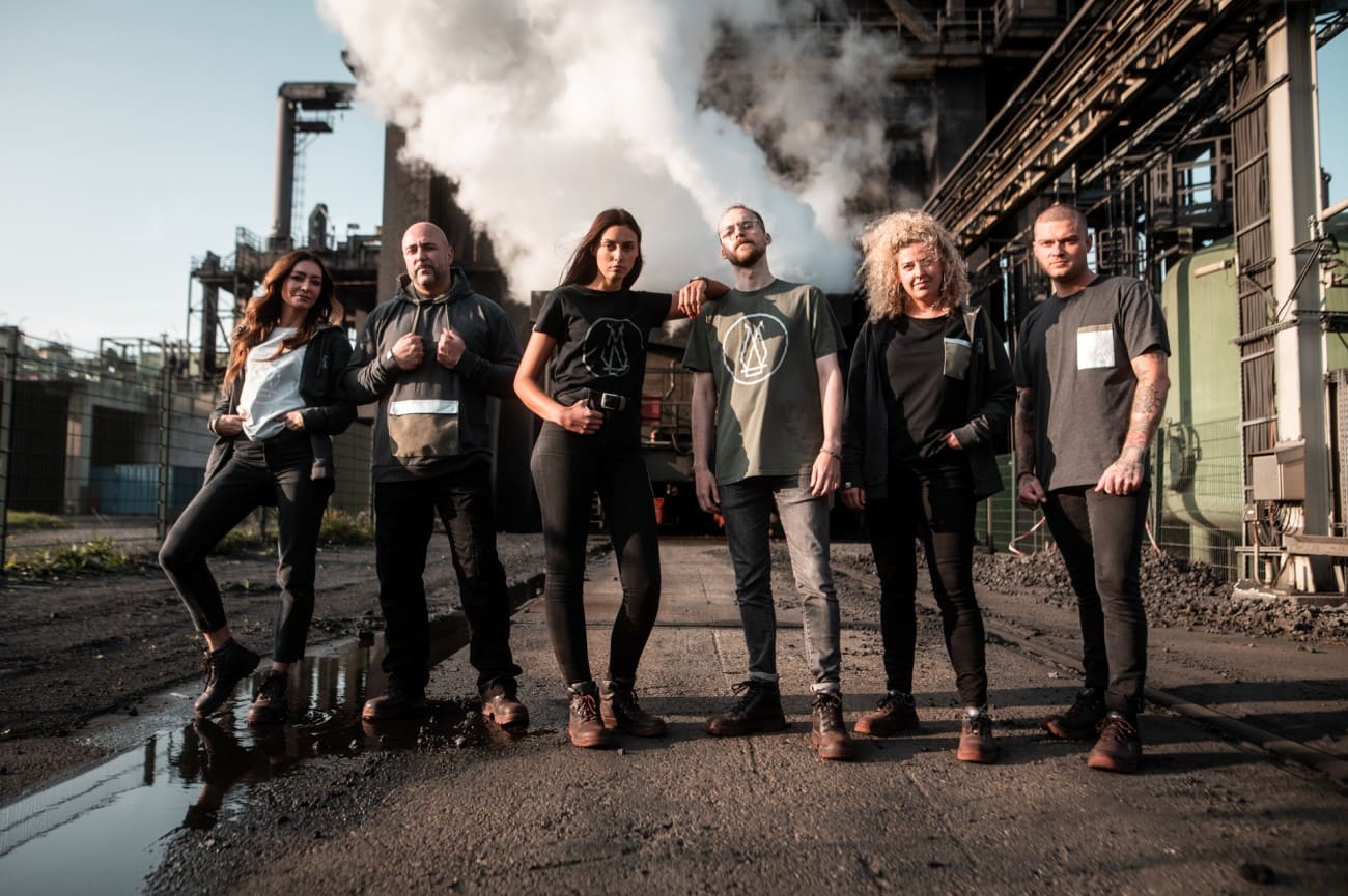 Modelabel von Thyssenkrupp Steel und Grubenhelden