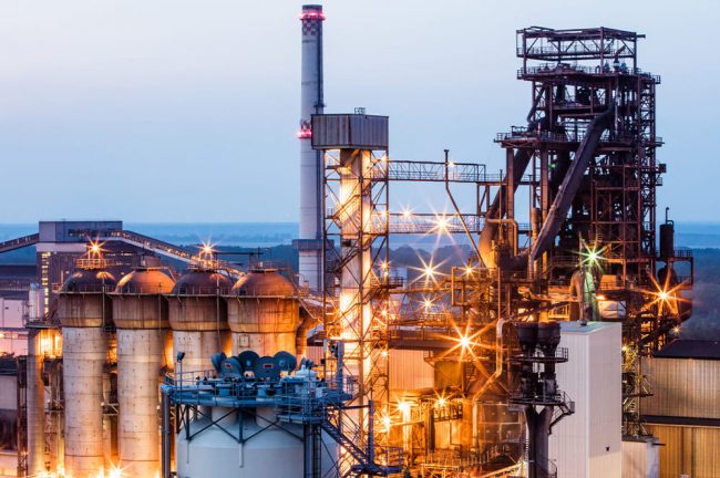 Hochfen bei ArcelorMittal Eisenhüttenstadt