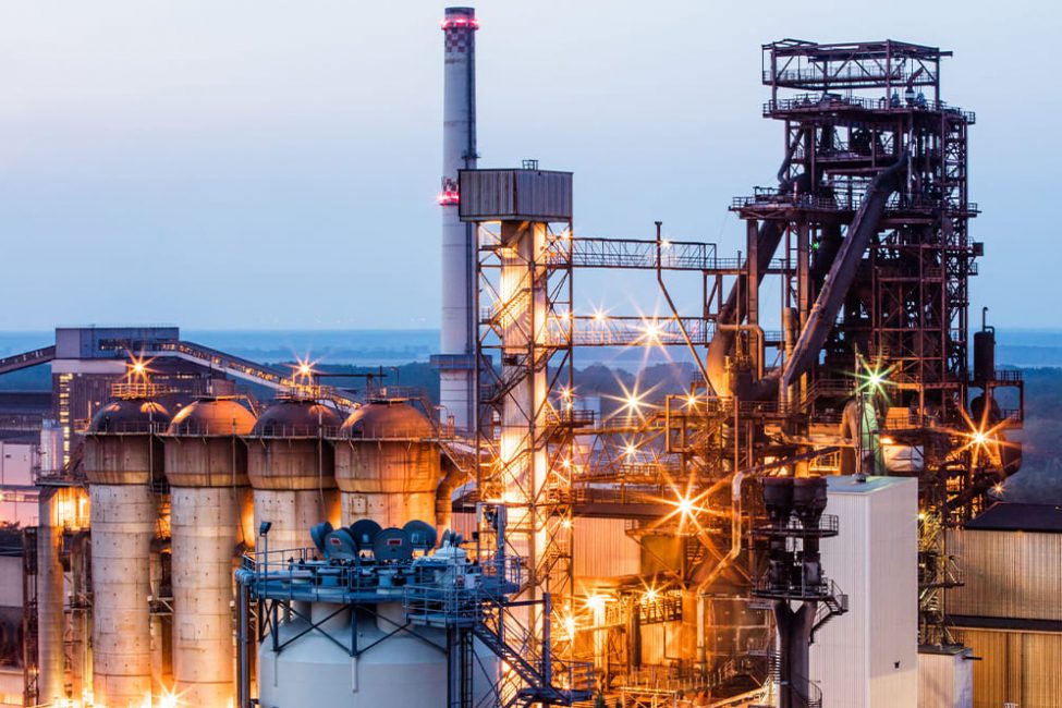 Hochfen bei ArcelorMittal Eisenhüttenstadt