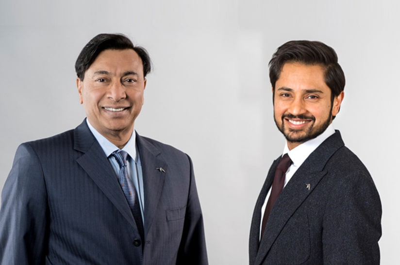 Lakshmi und Aditya Mittal (ArcelorMittal)