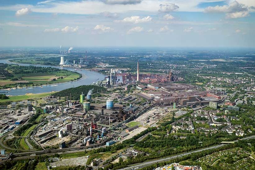 Standort von Thyssenkrupp Steel in Duisburg