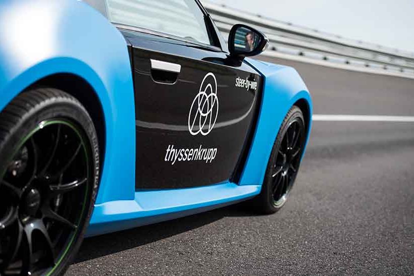 Thyssenkrupp-Fahrzeug