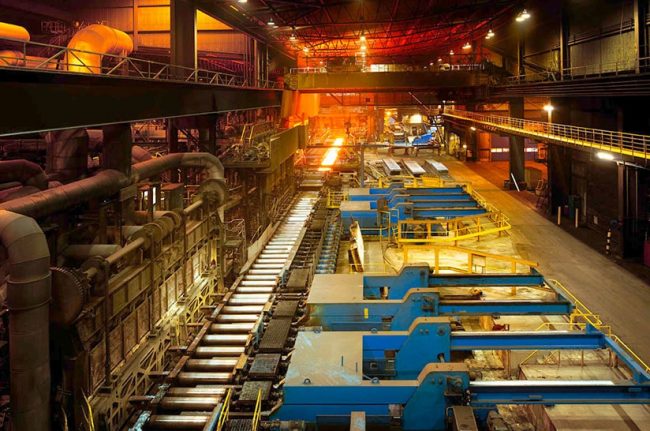 Warmbandwerk von SSAB in Borlänge