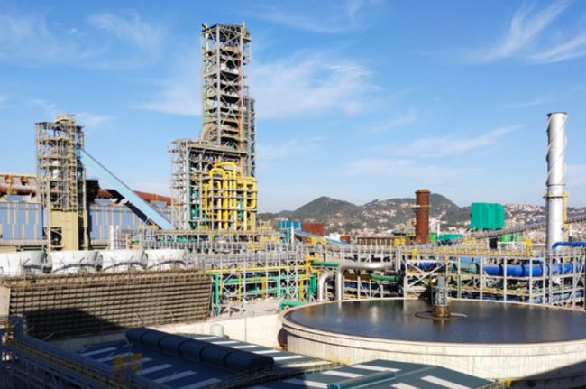 Midrex-Direktreduktionsanlage im AQS Bellara Steel Complex