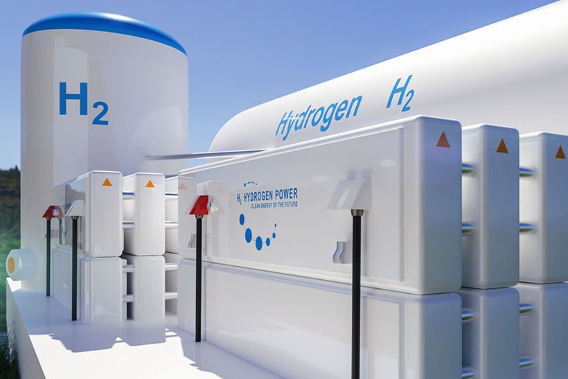 Wasserstoffspeicheranlage des Hamburger Wasserstoffverbunds