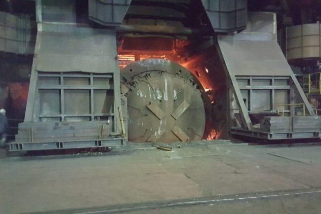 BOF-Konverter bei ArcelorMittal Zenica