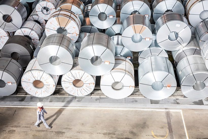 Coil-Lager der Salzgitter AG