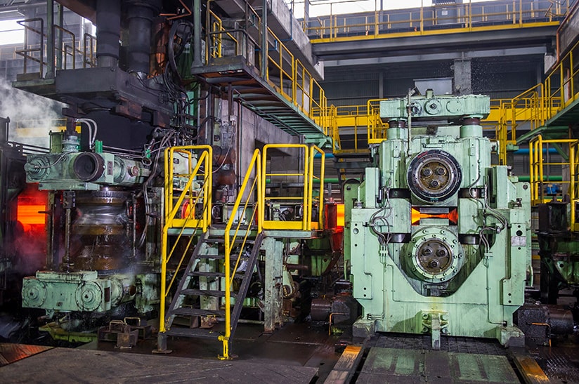 Walzstraße mit Baureihe Red Ring 5 von Primetals Technologies