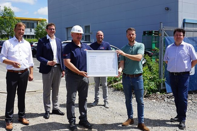 Richtfest bei Uhl GmbH + Co. Stahl- und Metallbau KG