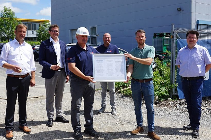 Richtfest bei Uhl GmbH + Co. Stahl- und Metallbau KG