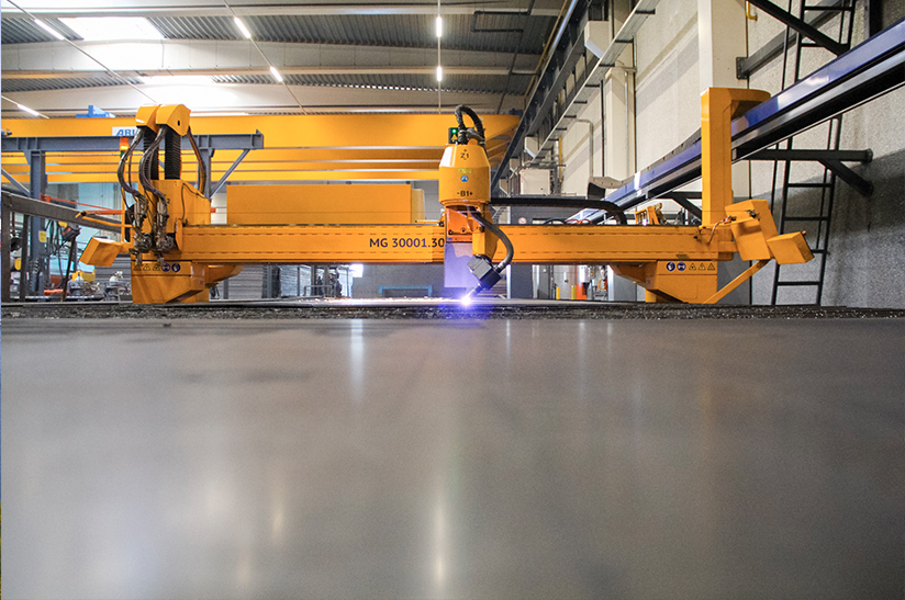 3-D-Plasmaschneidanlage von MicroStep bei Faymonville