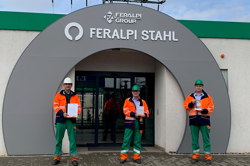 Schlauer-Fuchs-ESF Die ESF Elbe-stahlwerk-szene-transformationsgipfel-aufrufe Feralpi haben den Schlauen Fuchs der BGHM erhalten