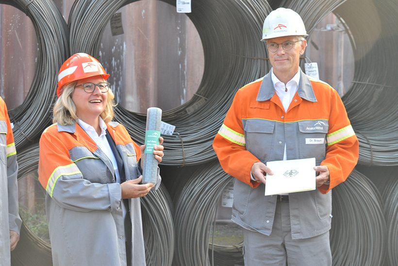 ArcelorMittal erhält von der Bundesregierung – hier die amtierende Bundesumweltministerium – eine Zusage über 55 Mio. Euro