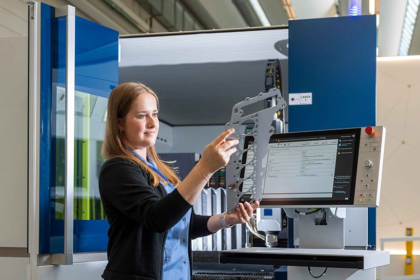 Auf der Blechexpo 2021 zeigt Trumpf Technologientrends für effizientere Blechbearbeitung