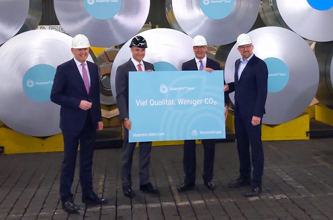Bluemint Steel ist der neue klimafreundliche Stahl von thyssenkrupp Steel Europe