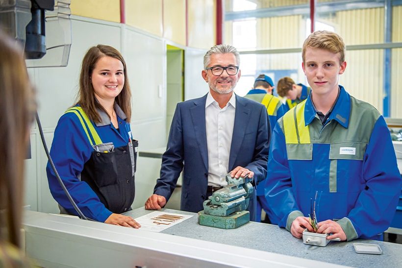 CEO Herbert Eibensteiner beim voestalpine Konzernlehrlingstag
