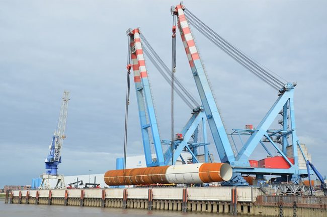 Monopile von Dillinger/Steelwind Nordenham