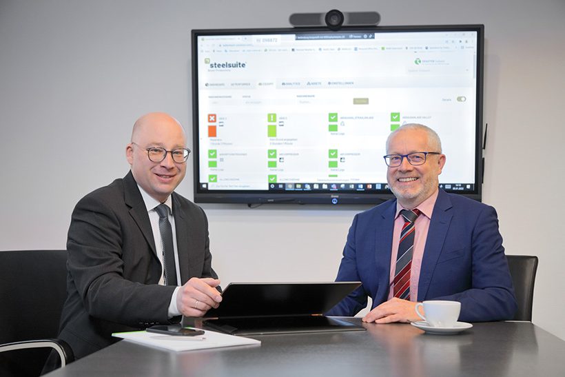 Klaus Tissen (CFO der Carl Spaeter Gruppe) und Valentin Kaltenbach (Geschäftsführender Gesellschafter von Kaltenbach Solutions)