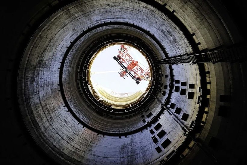 Innenansicht einer Ørsted-Windkraftanlage, Partnerschaft mit Salzgitter AG (Symbolbild).