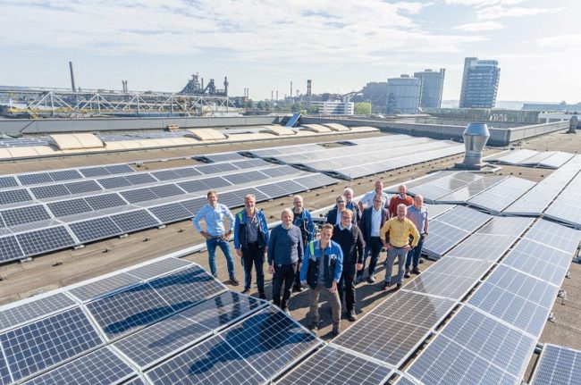 Photovoltaik-Anlage bei voestalpine