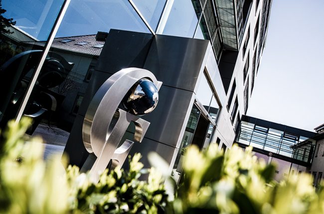 Cronimet-Verwaltung – Blick auf den Eingangbereich