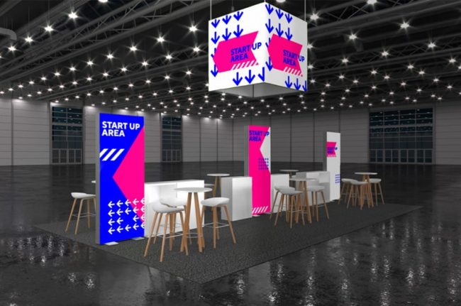 Konzept der Startup-Area auf der decarbXpo