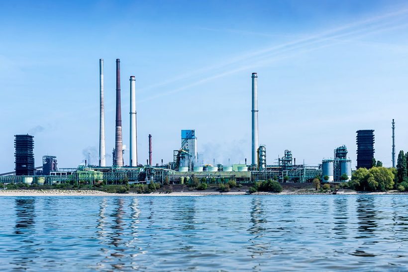 Rheinansicht auf thyssenkrupp Steel Europe – der Erzeuger ist nun mittlerweile Teil von ResponsibleSteel