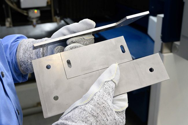 Nanojoints hinterlassen beim Trennen der Bauteile nur kaum sichtbare Markierungen